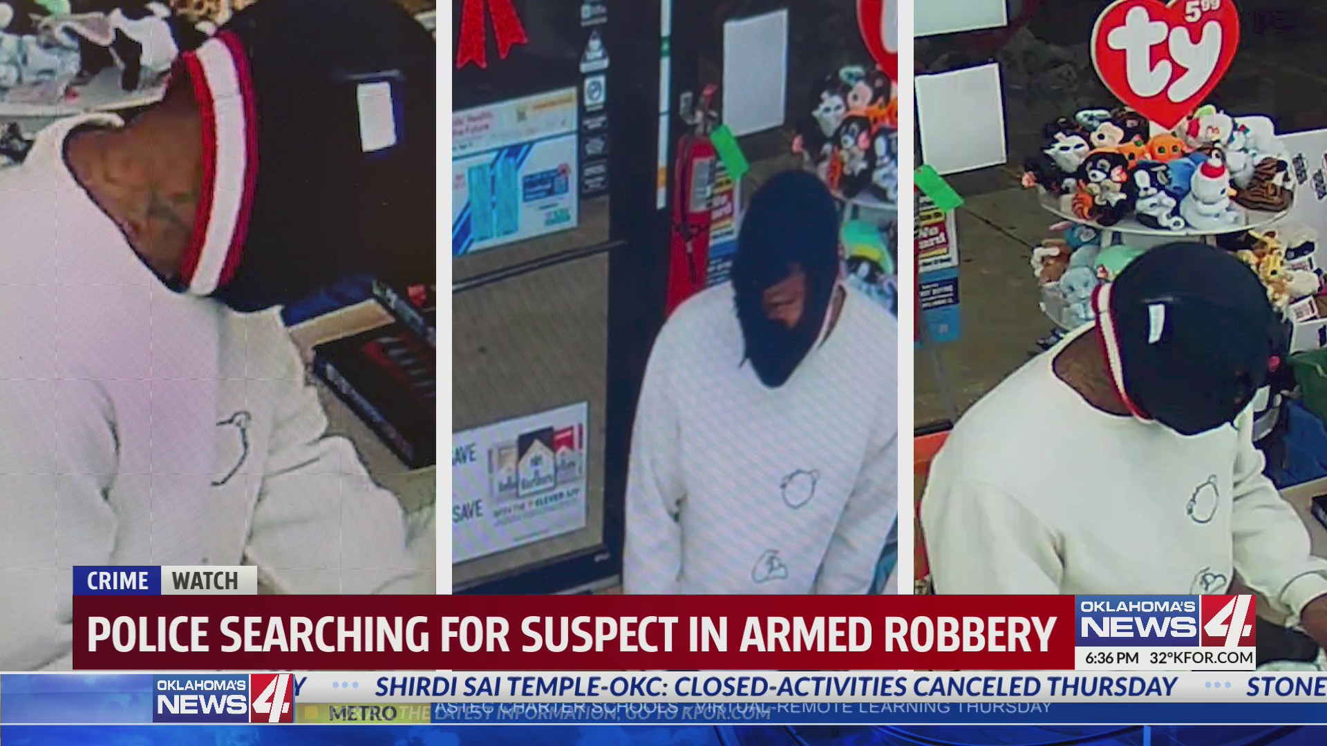 Police searching for suspect in armed robbery – KFOR.com Oklahoma City