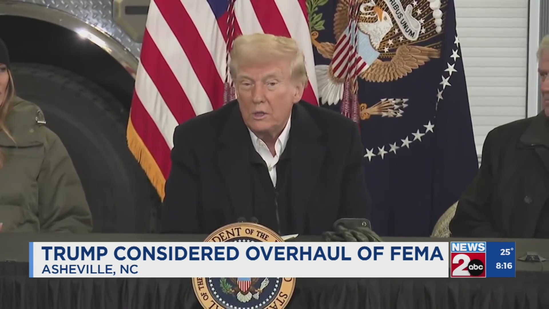 Trump considers overhaul of FEMA during visit to Asheville – WKRN News 2