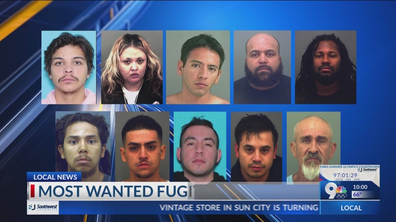 A look at this week’s ‘Most Wanted’ fugitives in El Paso area – KTSM 9 News
