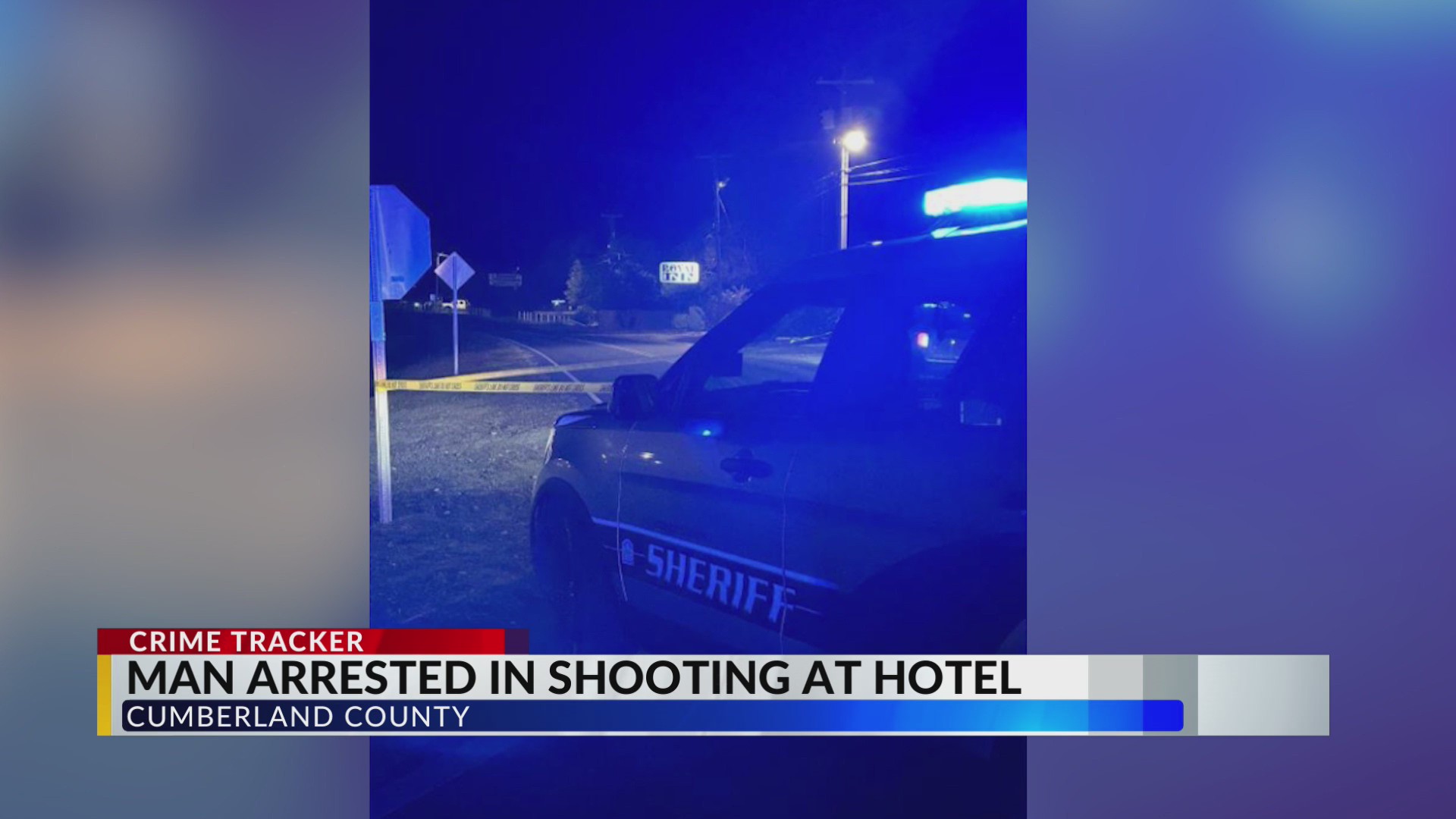 Man arrested in Cumberland County hotel shooting – CBS17.com