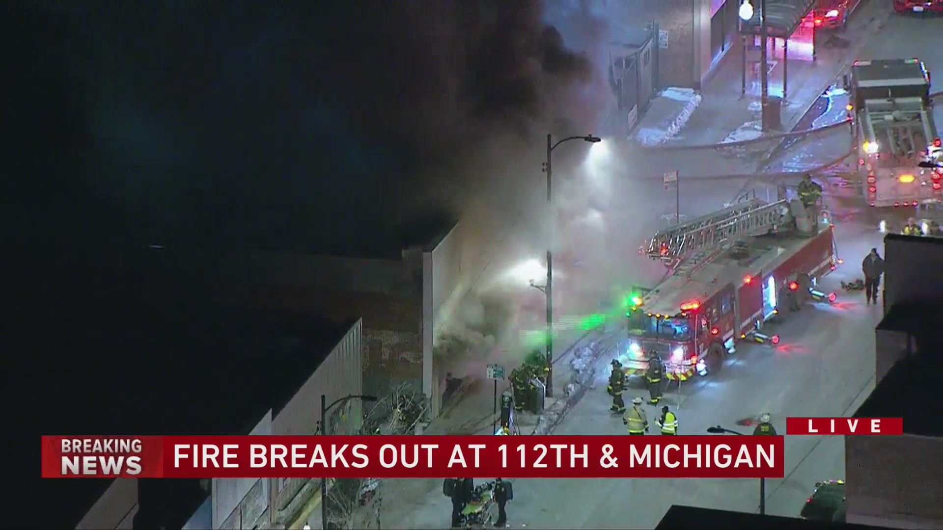 Emergency crews battle fire at building on Far South Side – WGN-TV