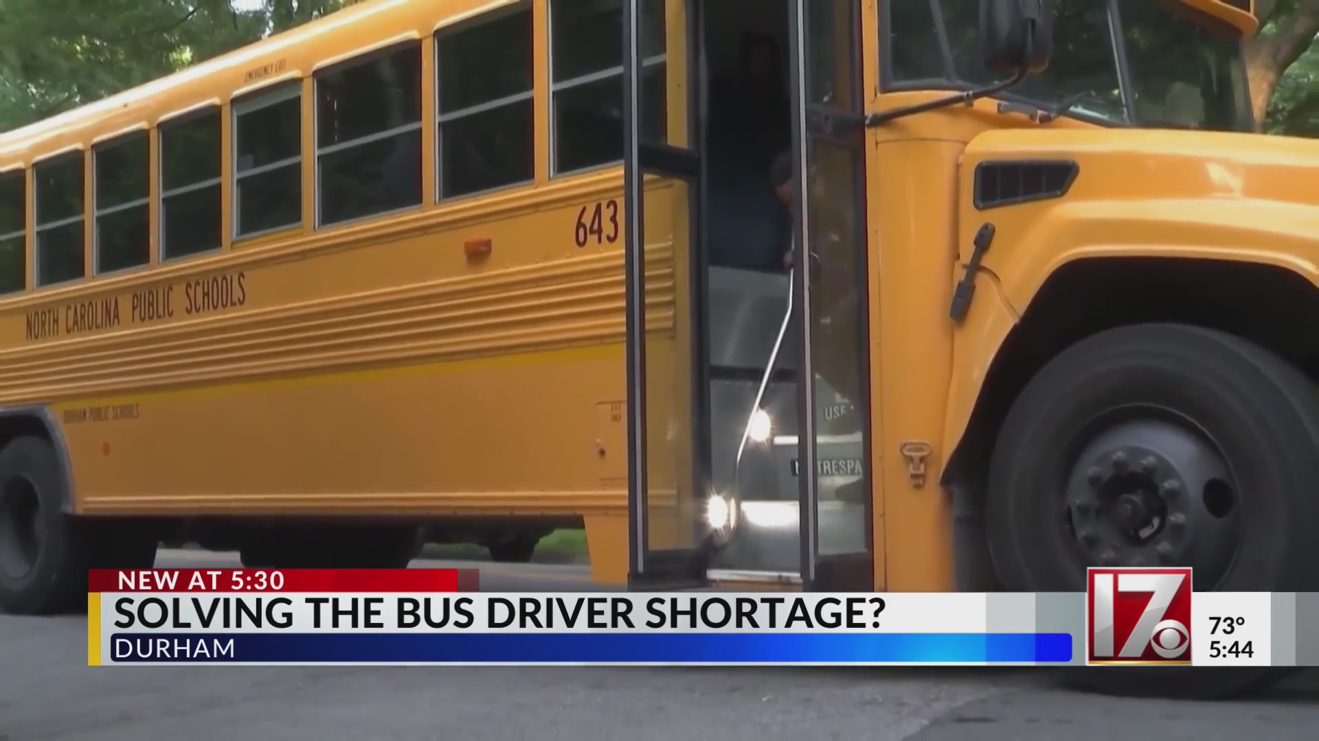 Solving the school bus driver shortage in Durham? – CBS17.com