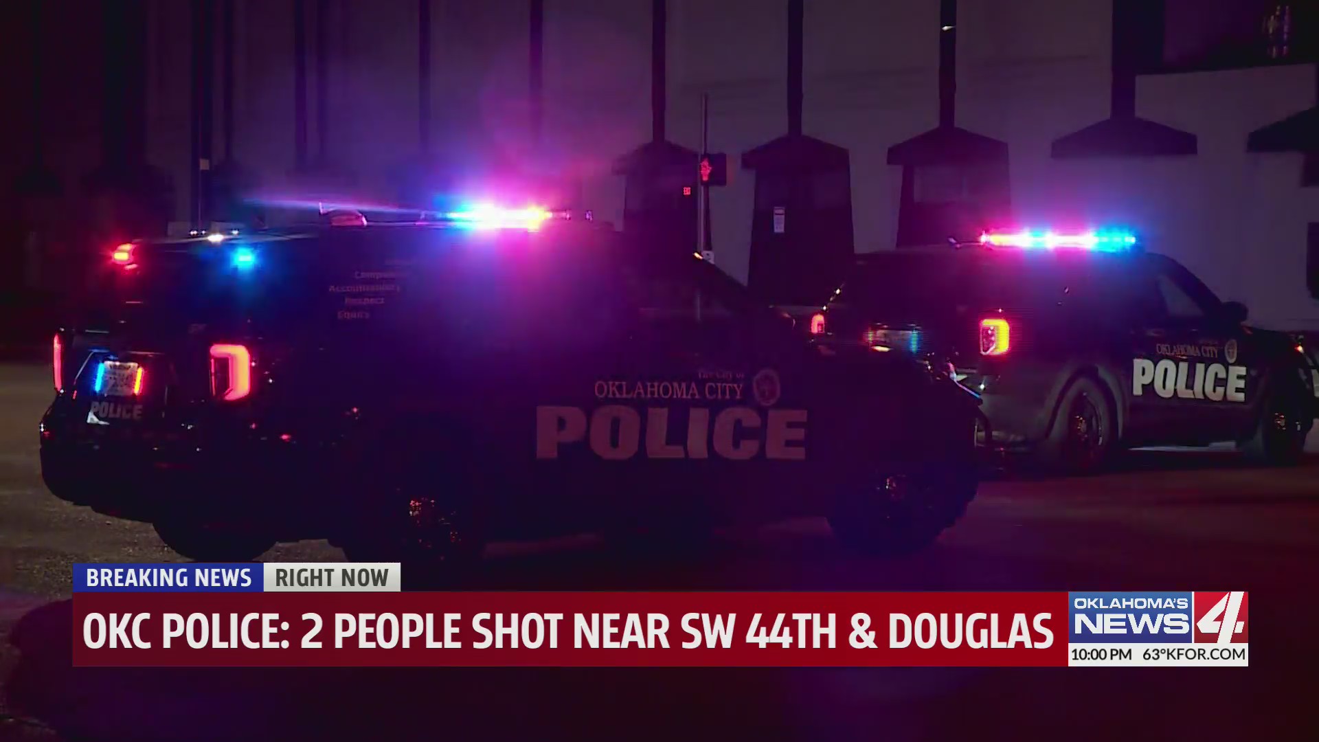 OKC Police: 2 people shot near SW 44th & Douglas – KFOR.com Oklahoma City