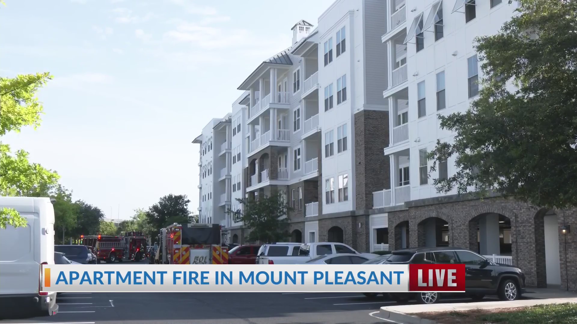 Apartment fire in Mount Pleasant – WCBD News 2
