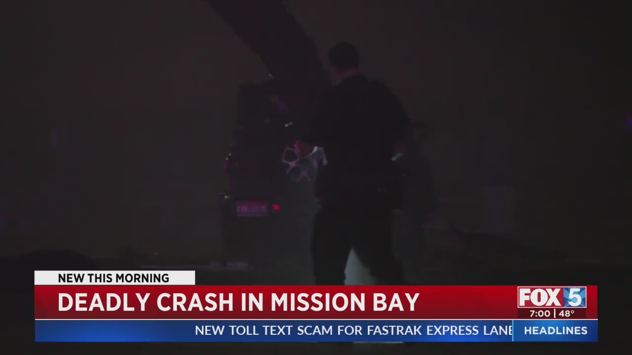 Police investigate deadly crash in Mission Bay – FOX 5 San Diego & KUSI ...