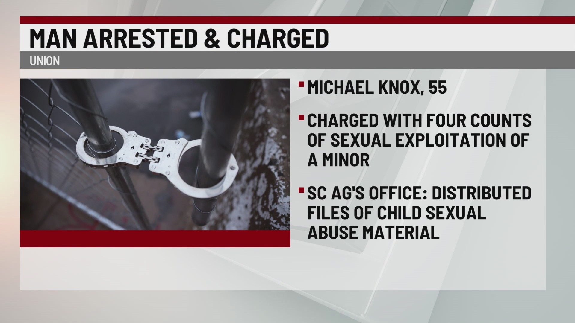 Upstate man arrested for child sex crimes – WSPA 7NEWS