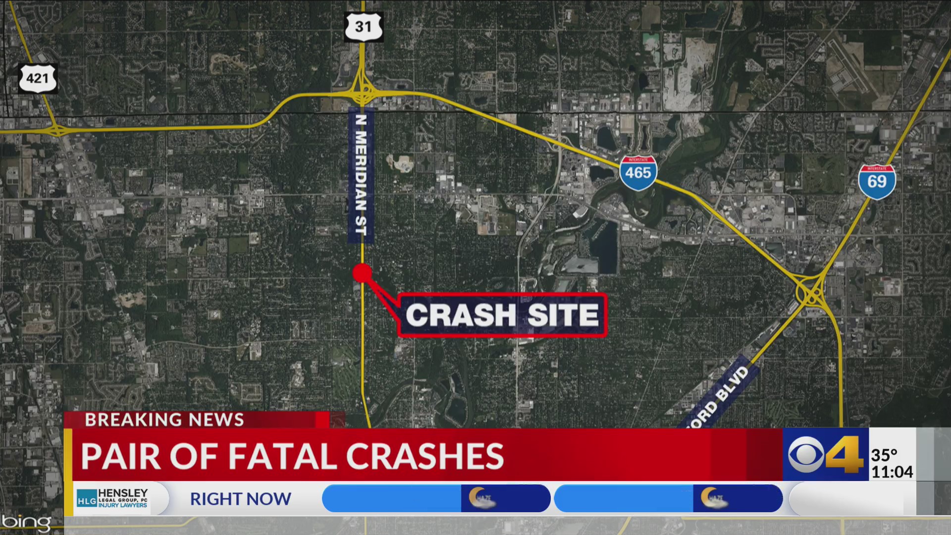 At least 1 dead after crash on Indy’s north side – Fox 59