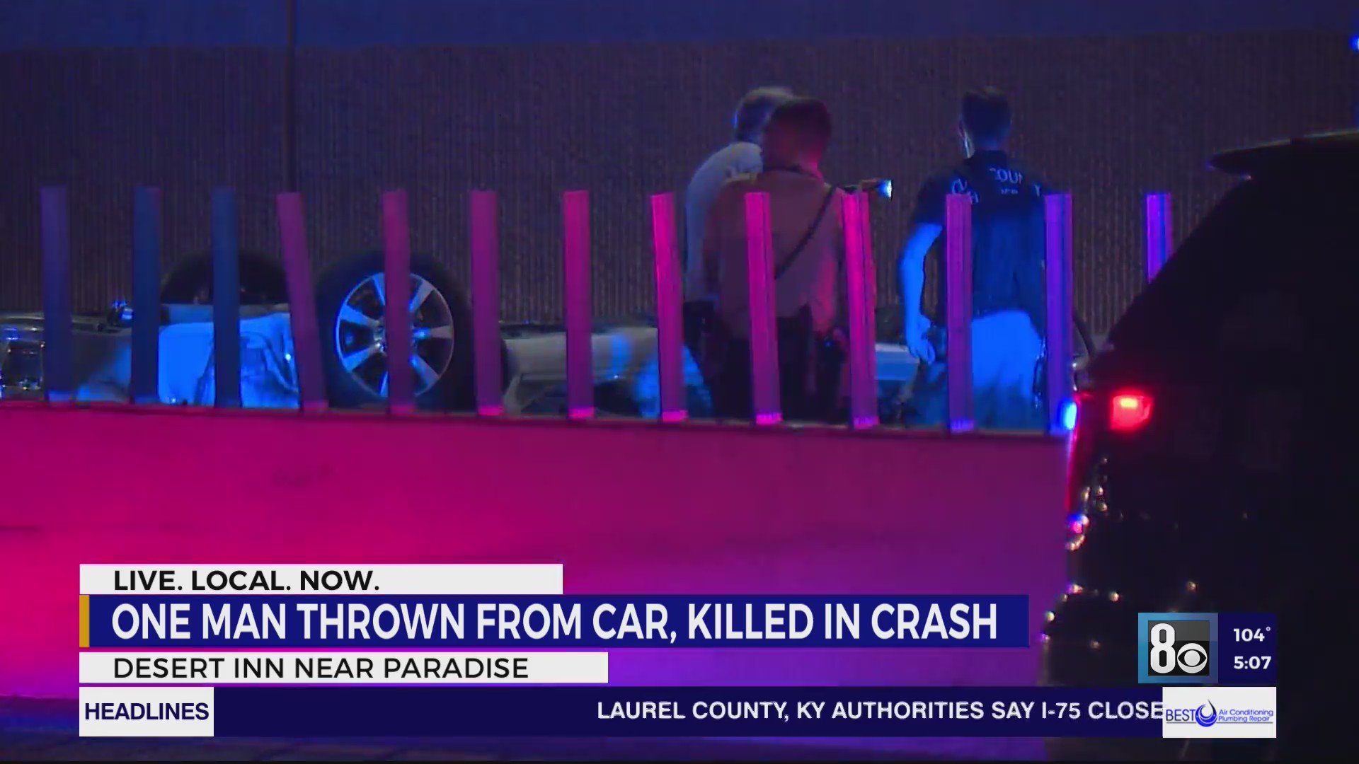Fatal crash near Las Vegas Strip leaves 1 dead, others injured KLAS