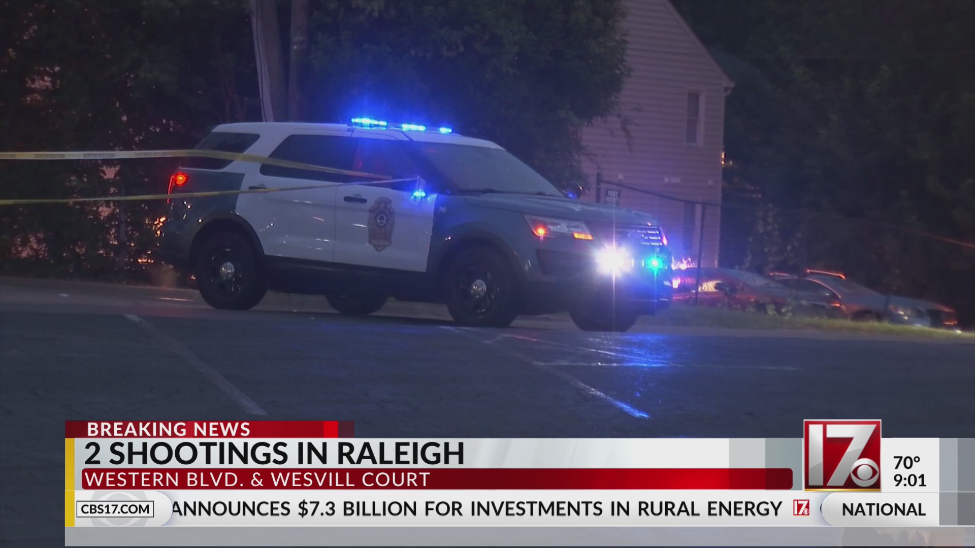 Raleigh police investigating 2 overnight shootings – CBS17.com