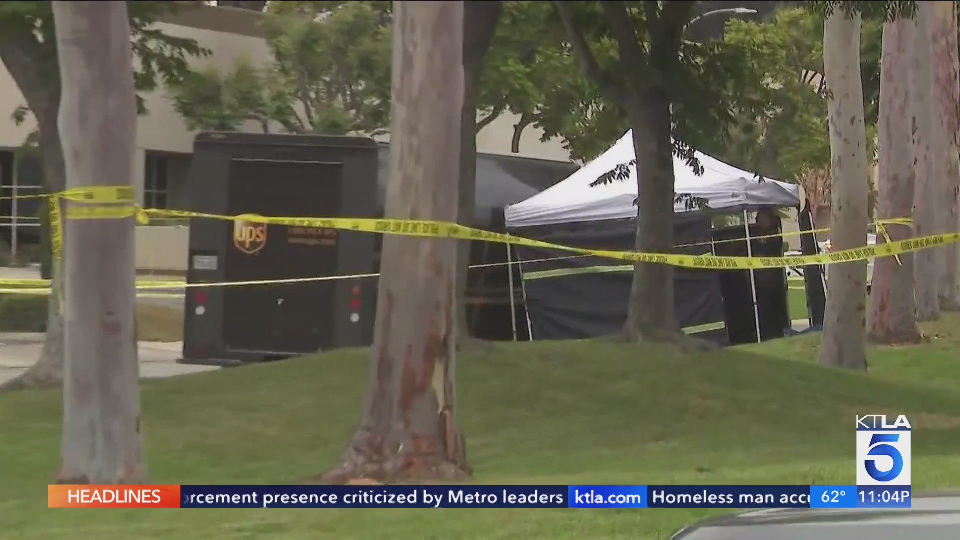 UPS driver shot, killed in Orange County – KTLA