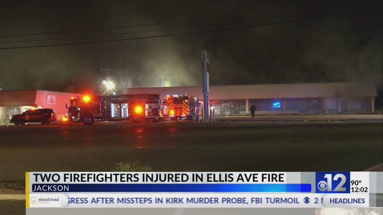 Two Jackson firefighters injured while responding to fire – WJTV