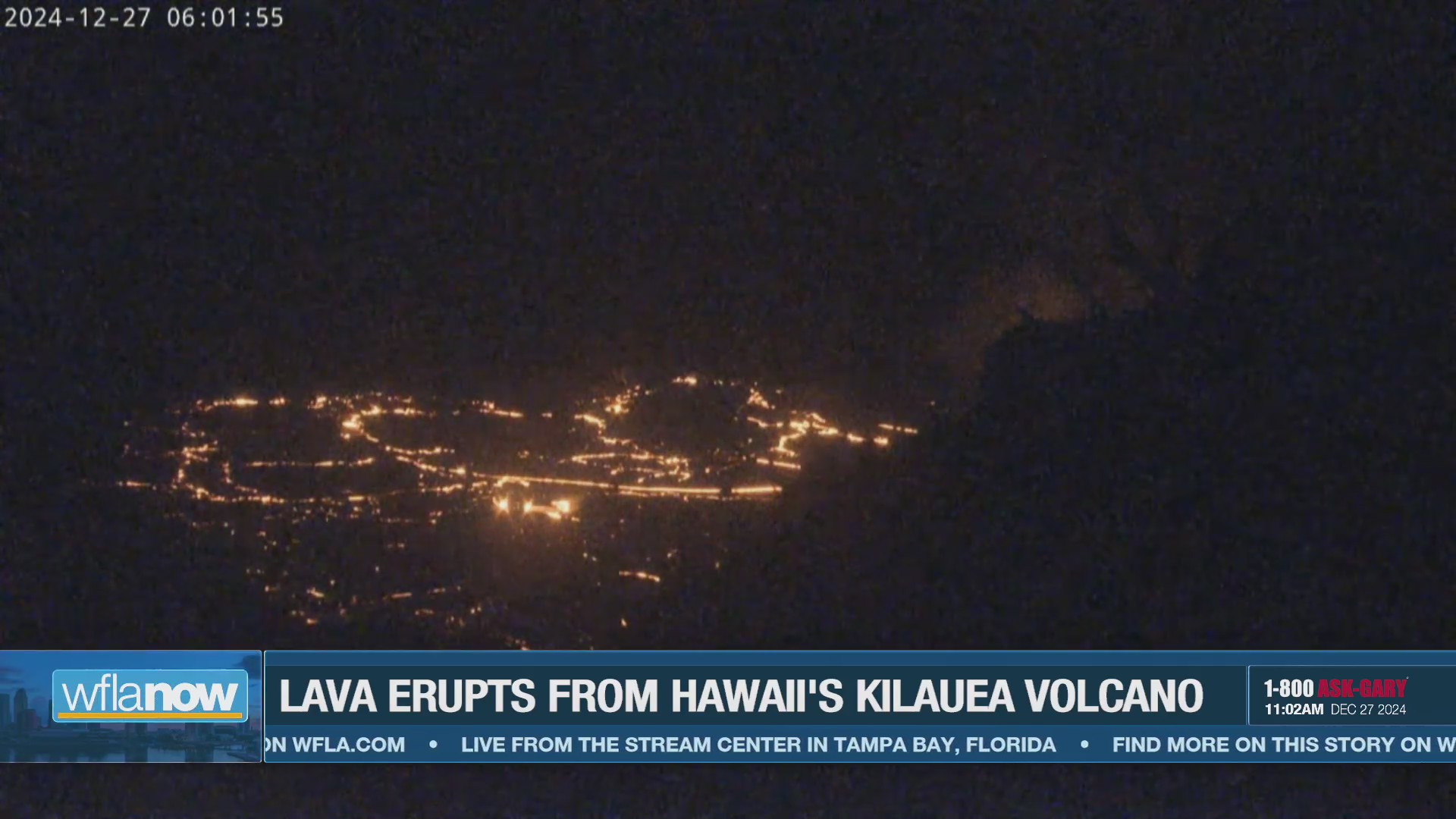 Lava erupts from Hawaii’s Kilauea volcano erupts – WFLA