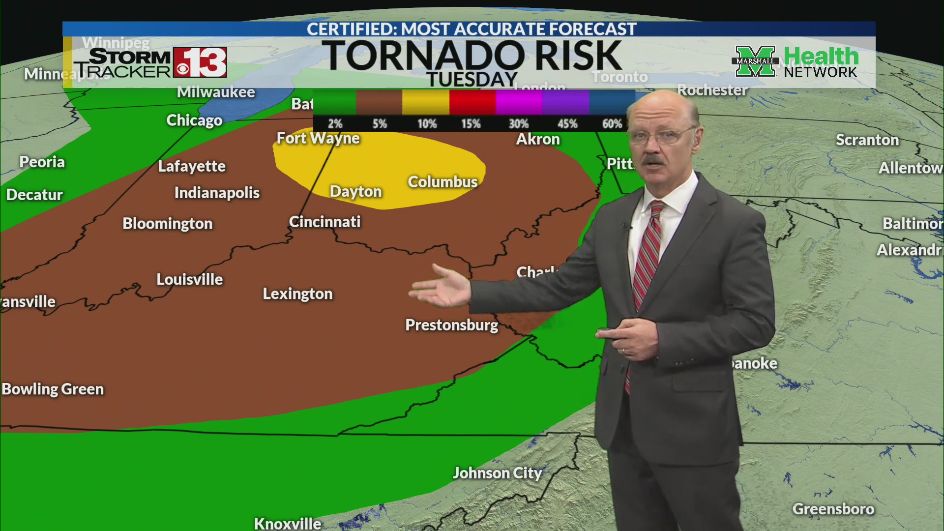Wind, Hail and Tornadoes all possible Tues & Wednesday – WOWK 13 News