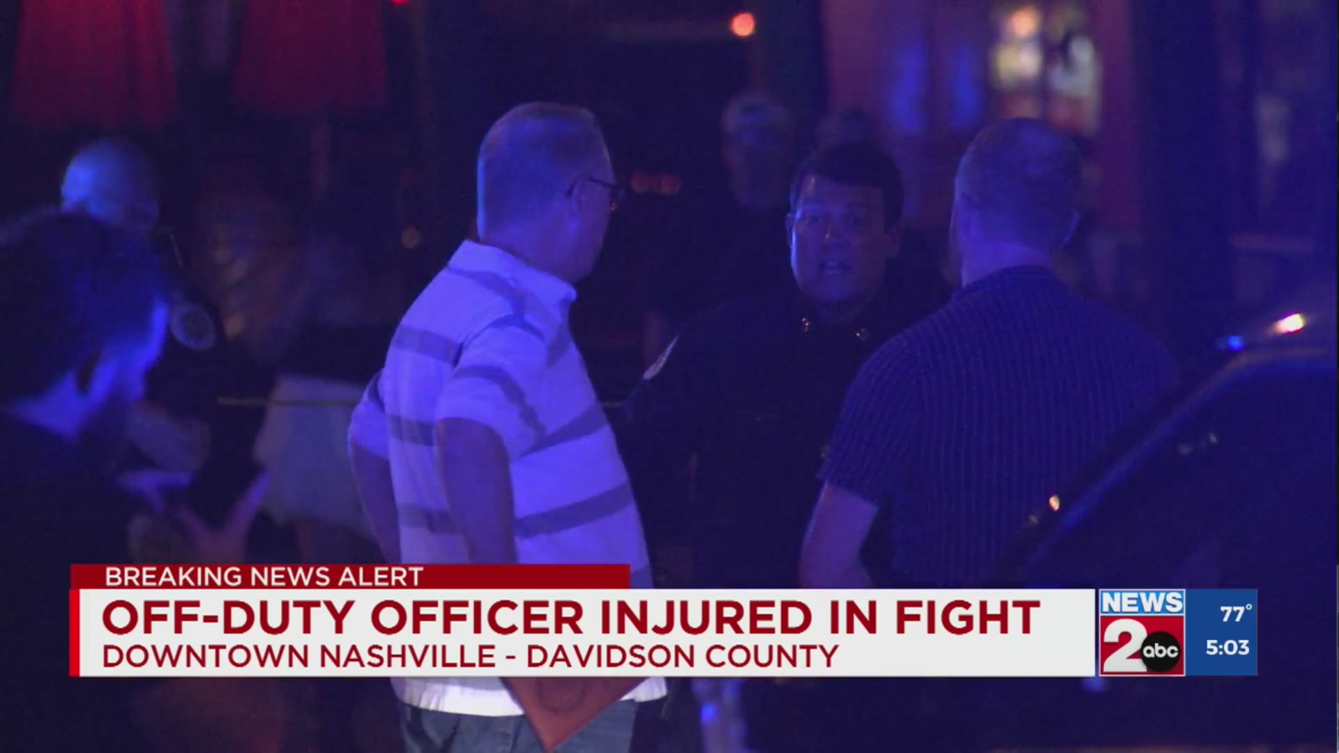 Off-duty officer injured in fight in downtown Nashville – WKRN News 2