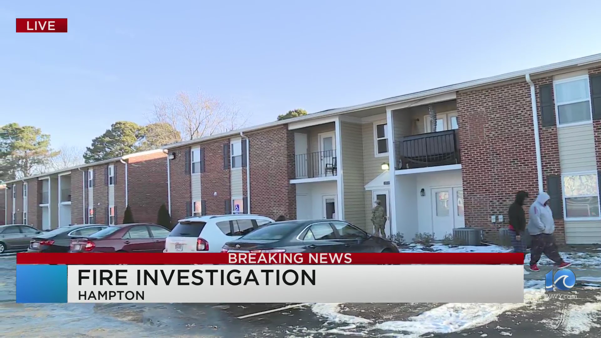 13 displaced after apartment fire in Hampton, fire crews say – WAVY.com