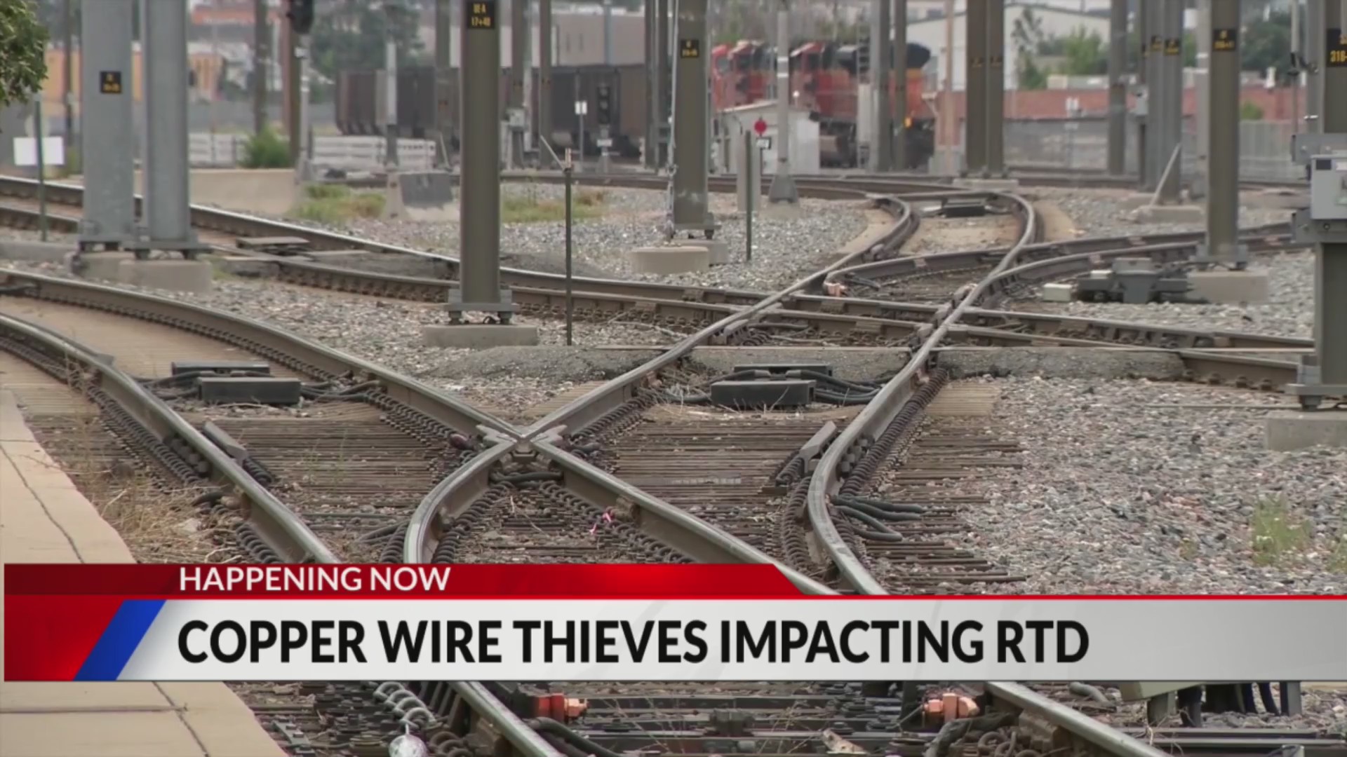 Copper wire thefts along RTD light rail results in 110K in damages