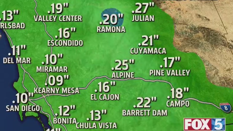 San Diego area could get some rain in the first weekend of May – FOX 5 ...