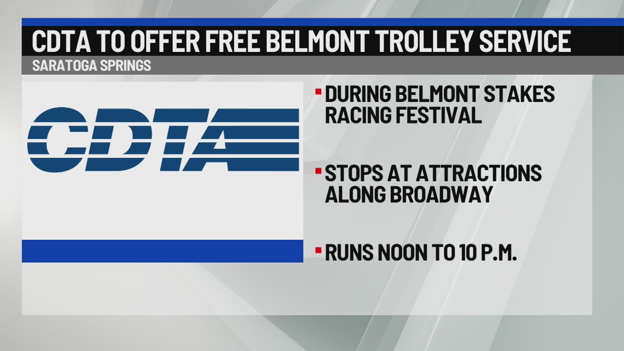 CDTA to offer free Belmont trolley service – NEWS10 ABC
