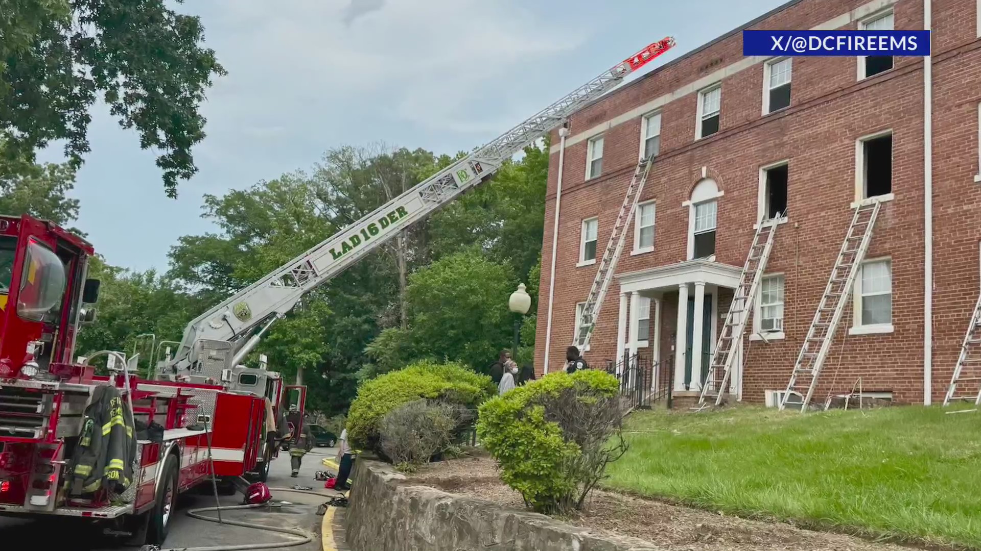 Man seriously hurt in apartment fire – DC News Now | DC, Virginia ...