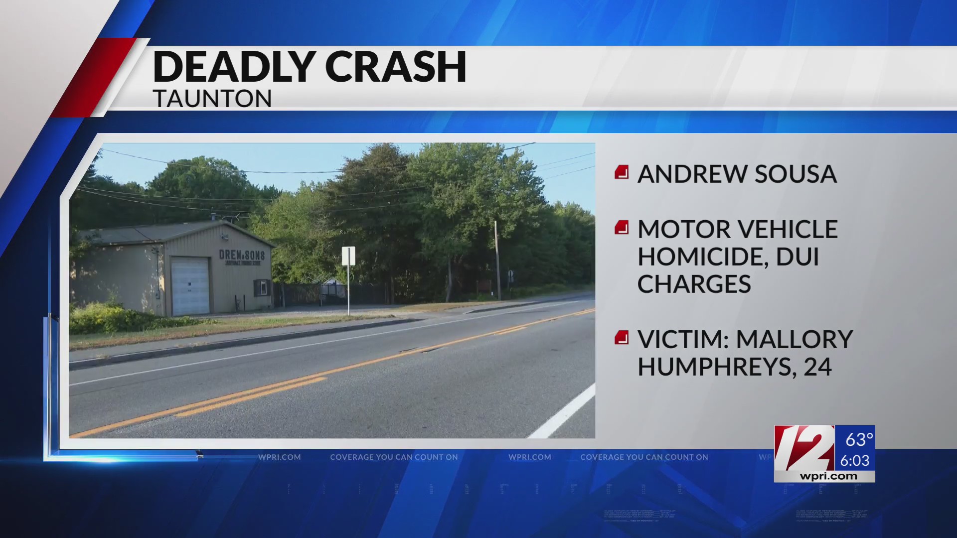 Driver charged with OUI in deadly Taunton crash – WPRI.com