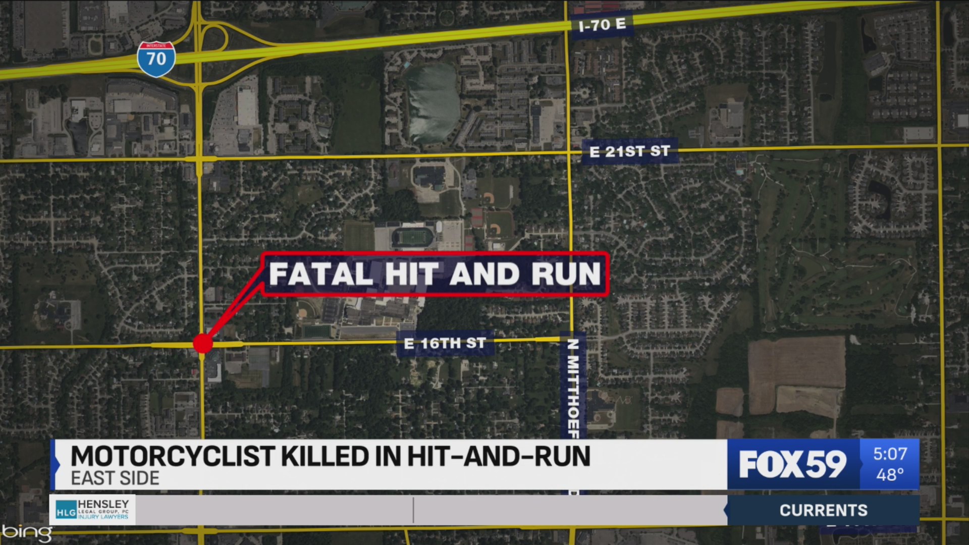Motorcyclist killed in hit-and-run crash on east side of Indianapolis ...