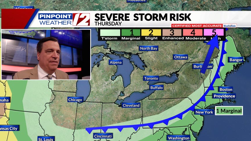 WPRI 12 Weather Now 5/22/24 Scattered T’Storms Thursday – WPRI.com