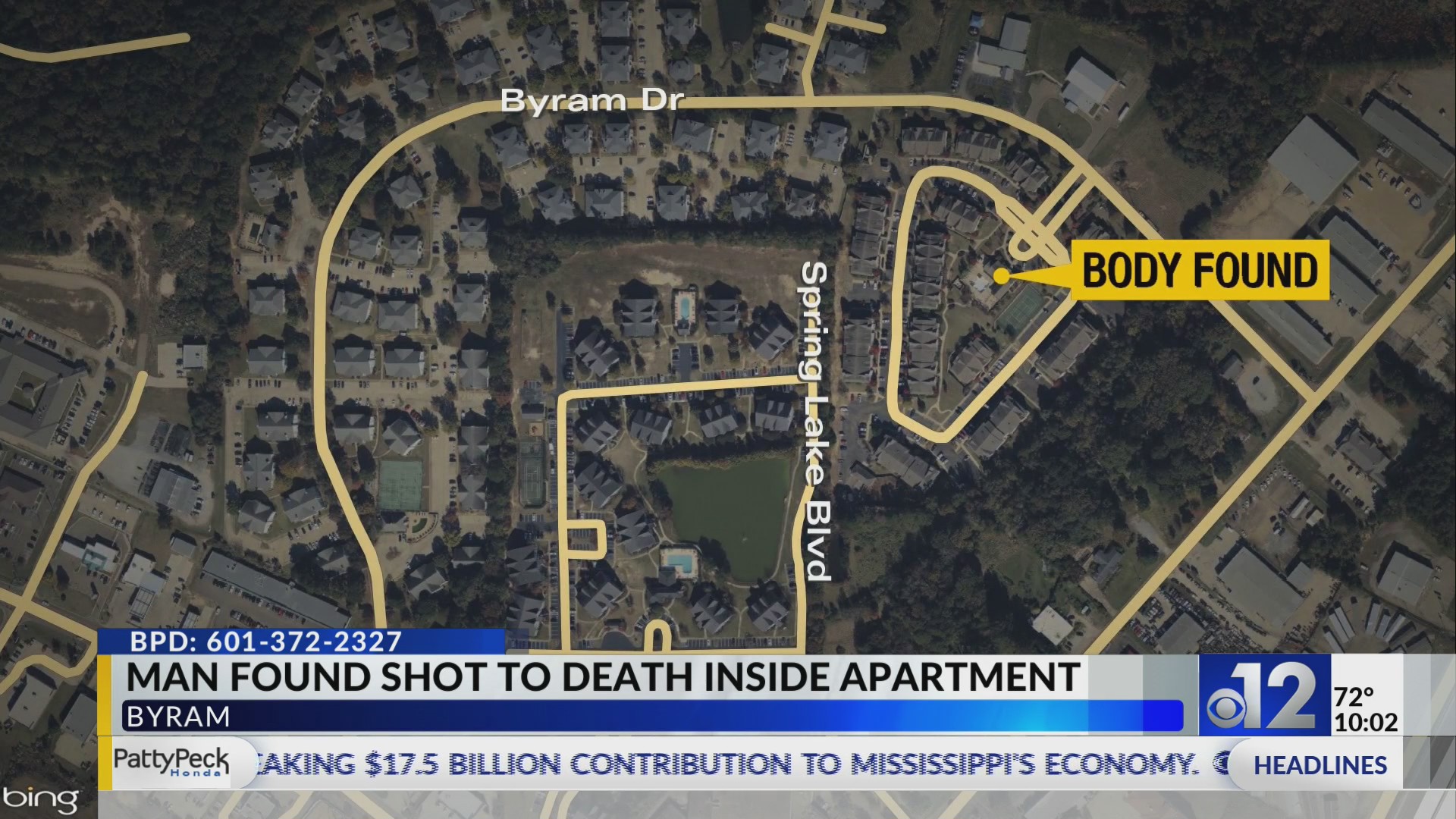 Jackson man killed in shooting at Byram apartment complex – WJTV