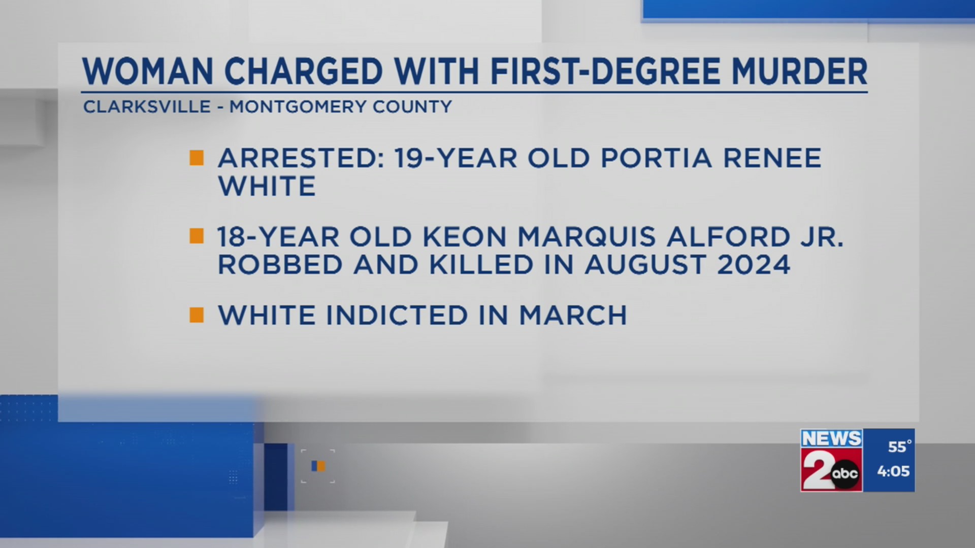 Woman charged with first-degree murder in Montgomery County – WKRN News 2