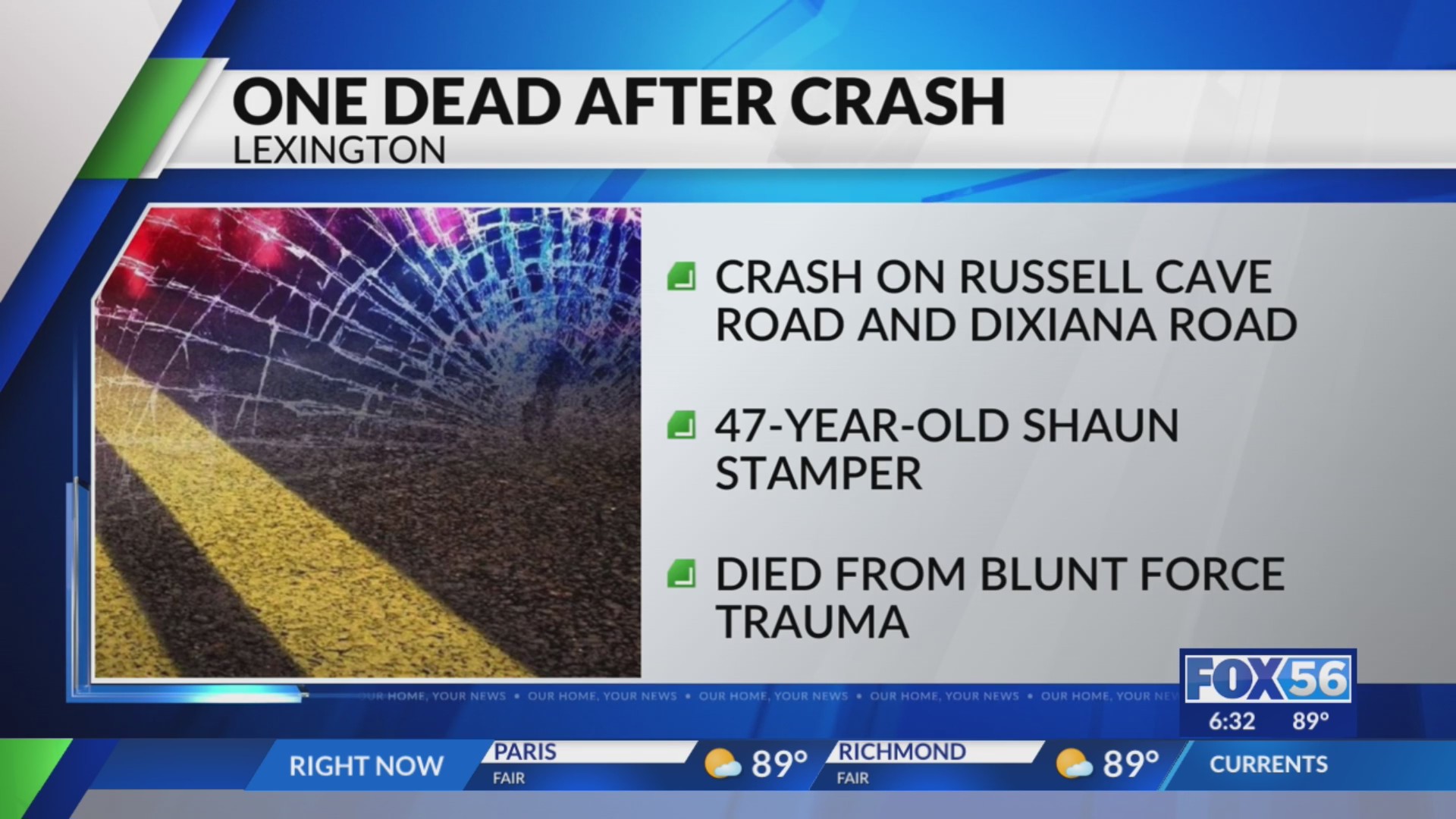 Man killed in Lexington moped crash – FOX 56 News