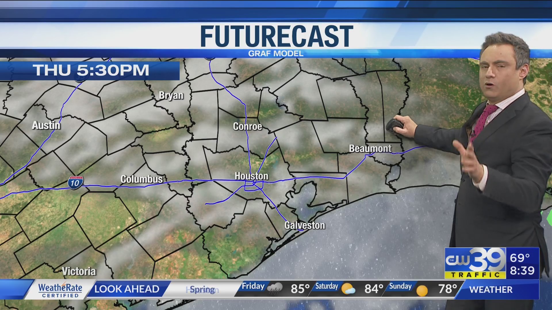 Thursday forecast: Sunny skies and record heat – CW39 Houston