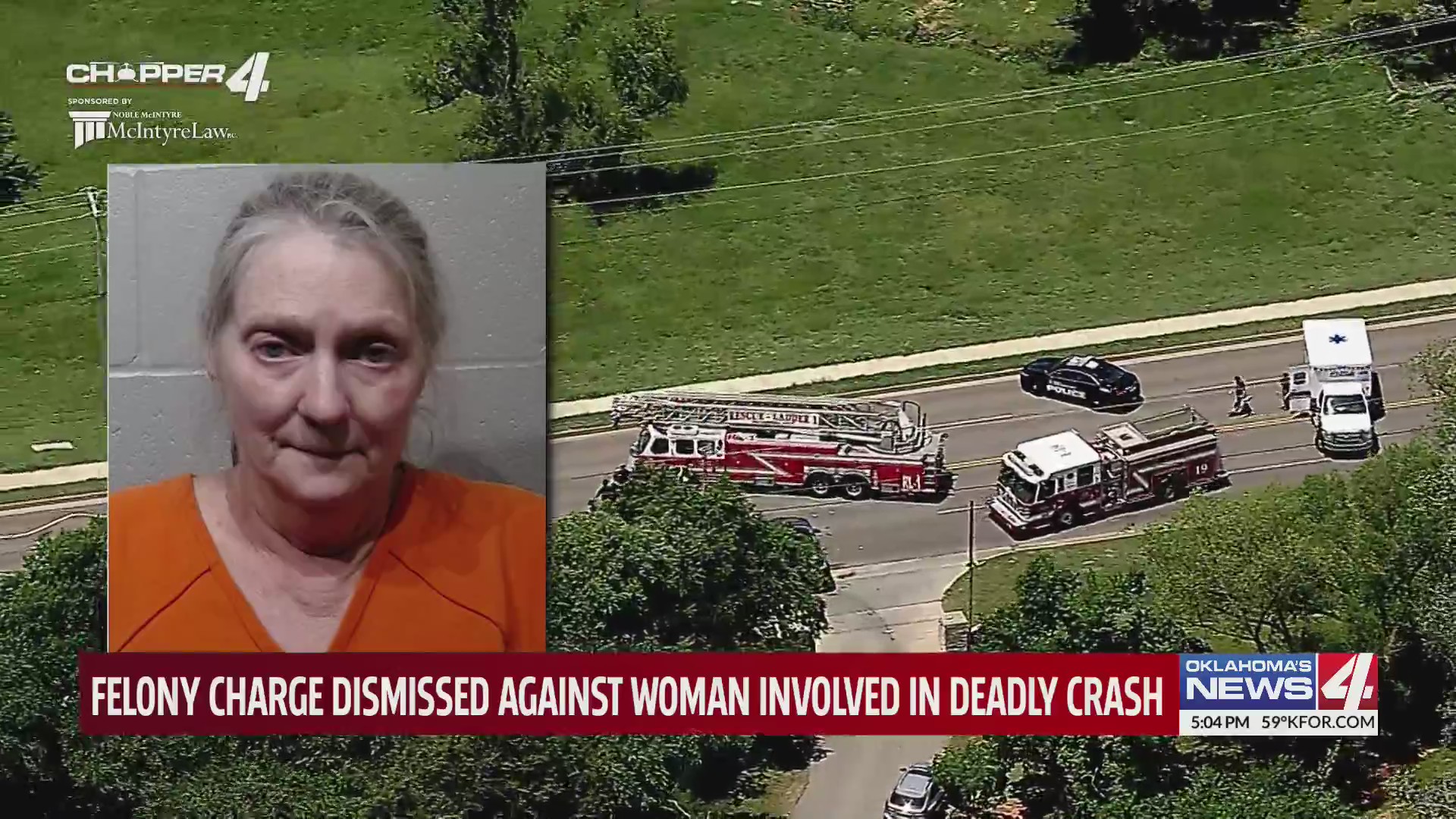 Felony charge dismissed against woman involved in deadly crash – KFOR ...