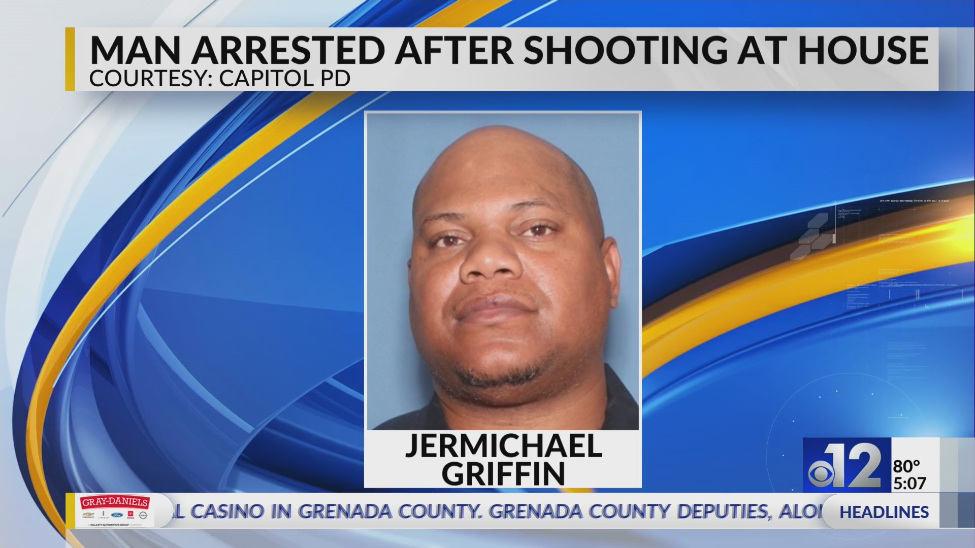 Capitol police arrest man for shooting into occupied home – WJTV