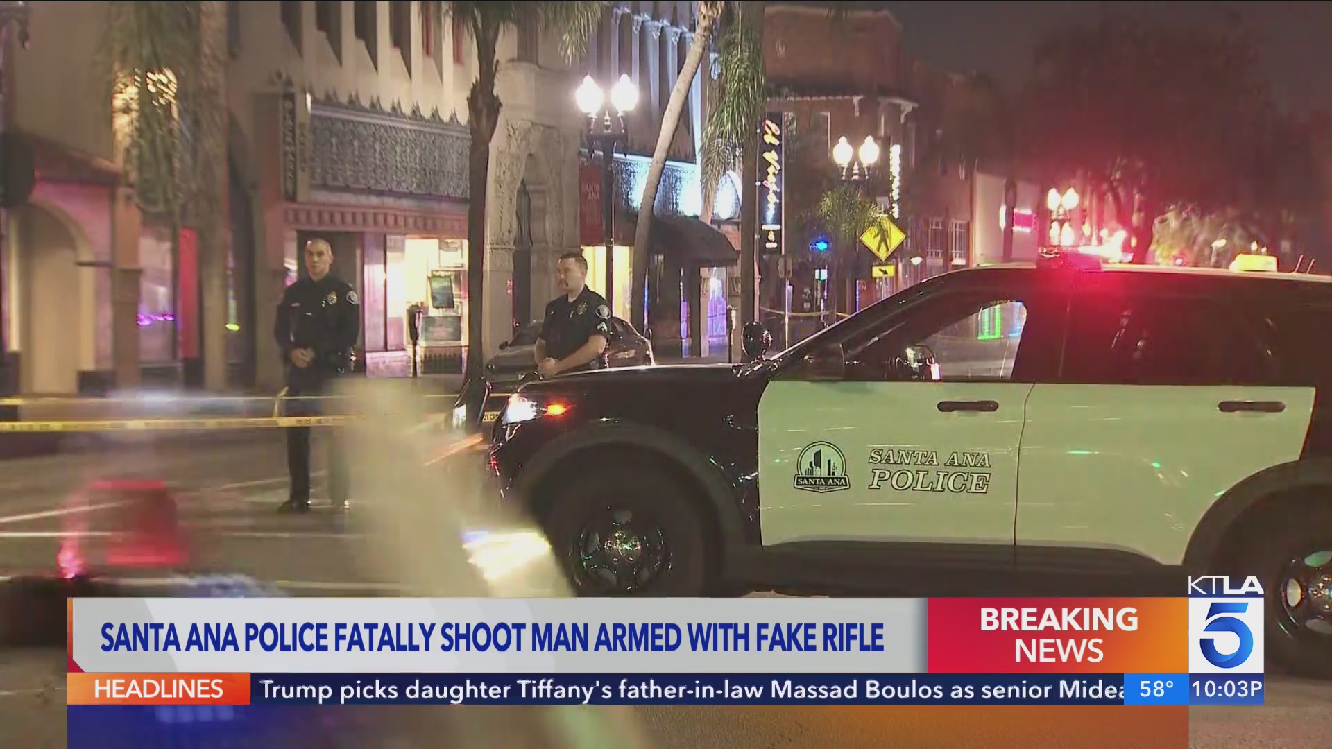 Santa Ana police fatally shoot man armed with fake rifle – KTLA
