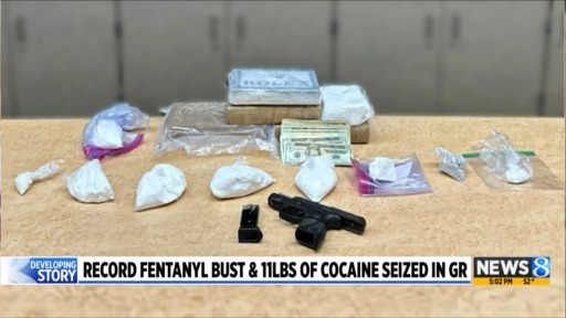 Drug task force reports record fentanyl bust, 11 pounds of cocaine ...