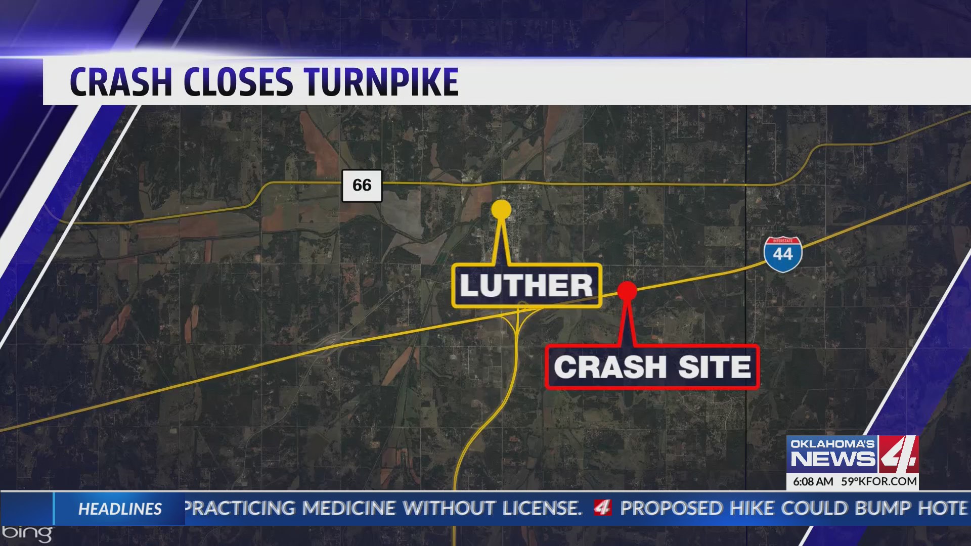 One killed in head-on crash on Turner Turnpike – KFOR.com Oklahoma City