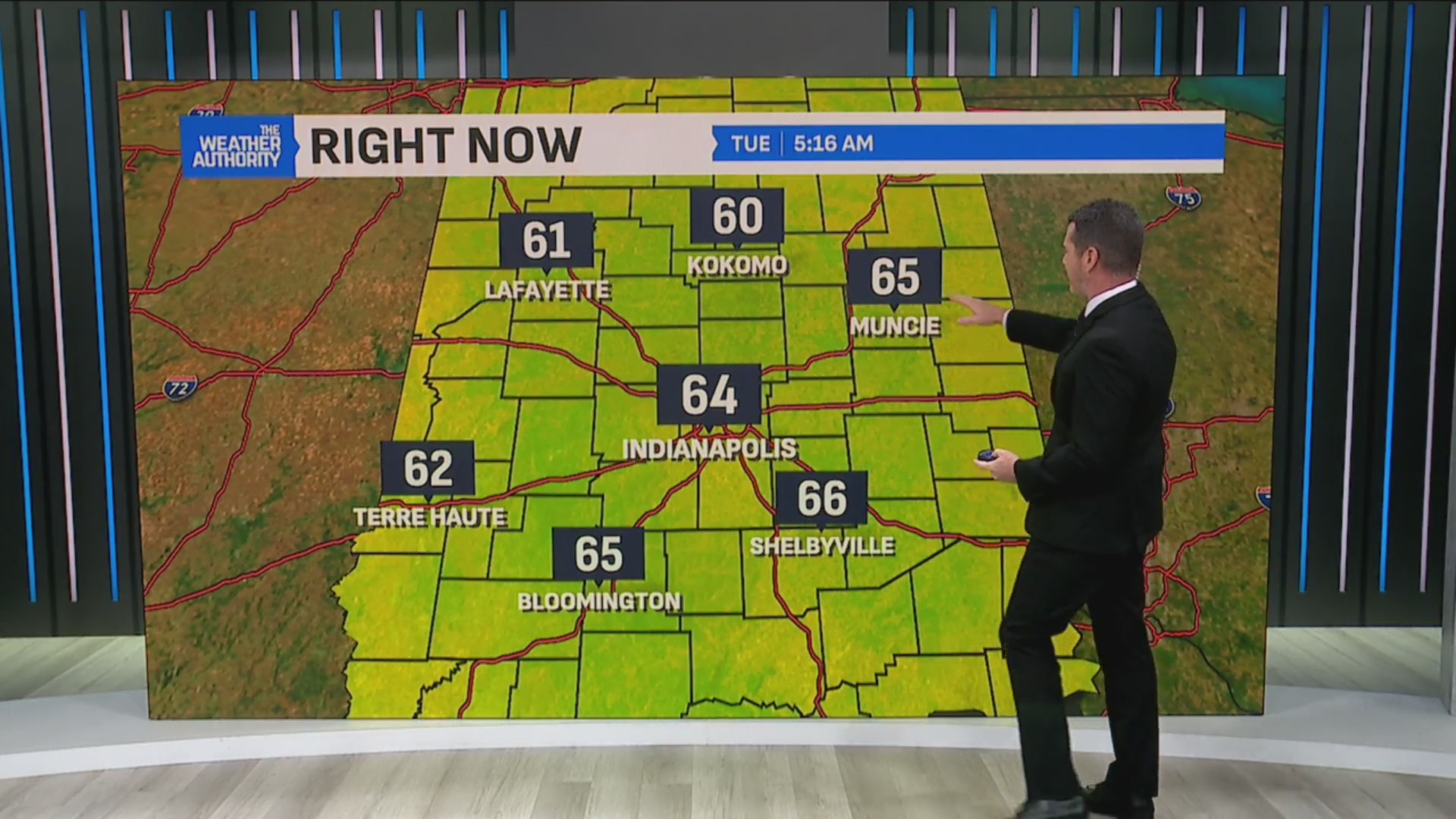 Warmth holds, dew points climb with daily storm chances – Fox 59