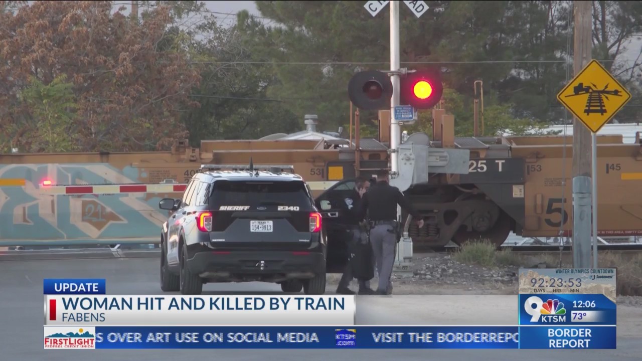 Woman struck, killed by train in Fabens – KTSM 9 News
