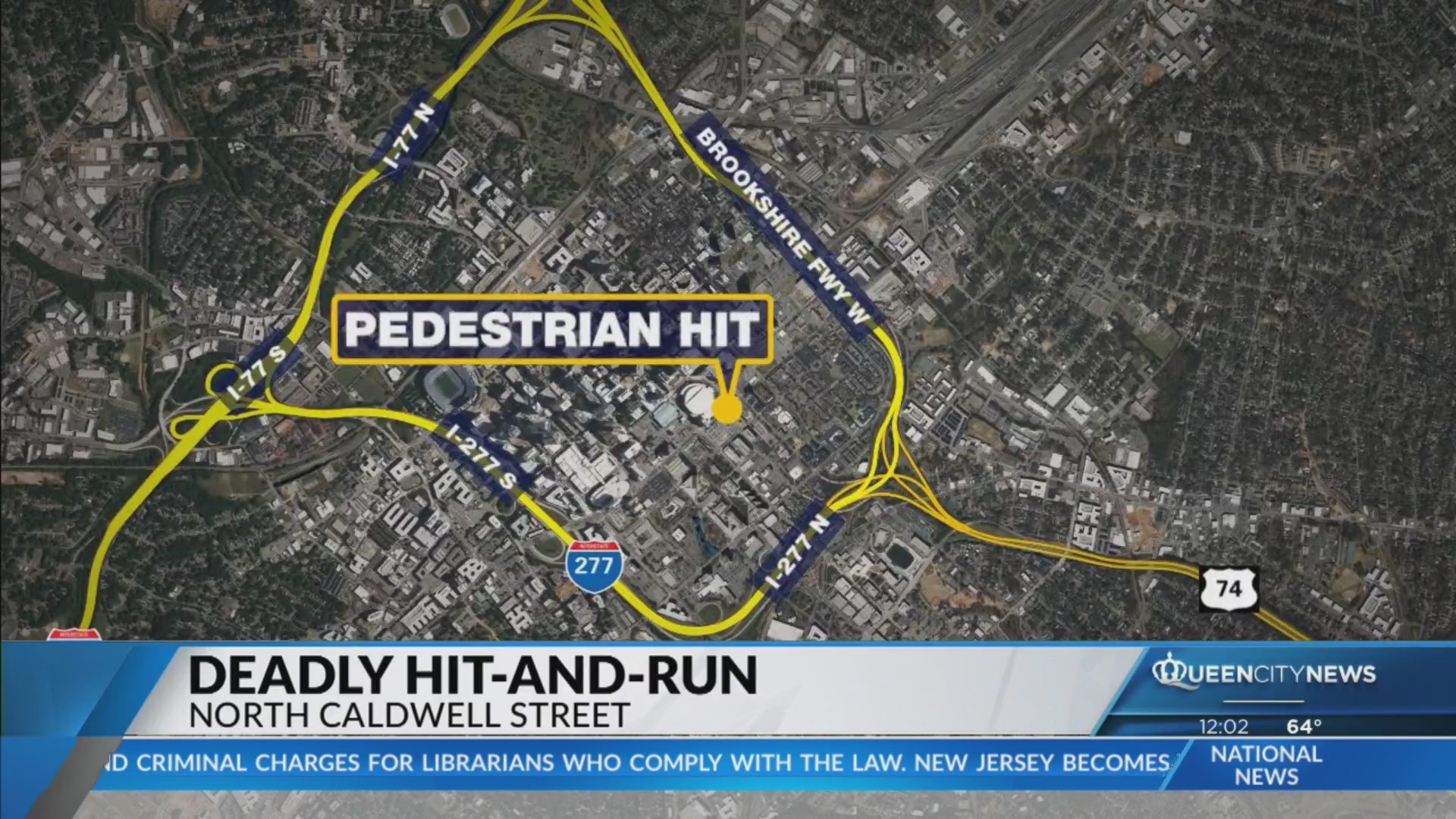 Driver sought in fatal hit-and-run near Uptown: CMPD – Queen City News