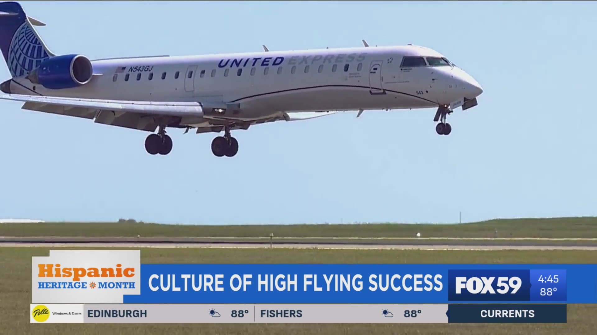 Airport leader flying high with record on the horizon – Fox 59