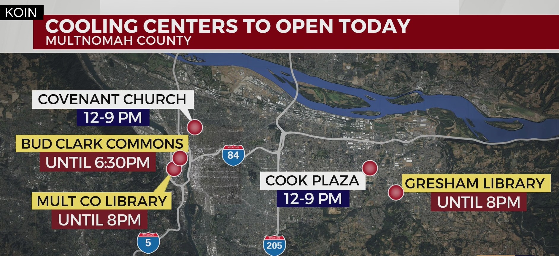 Cooling centers reopen as Portland braces for possible record-breaking ...
