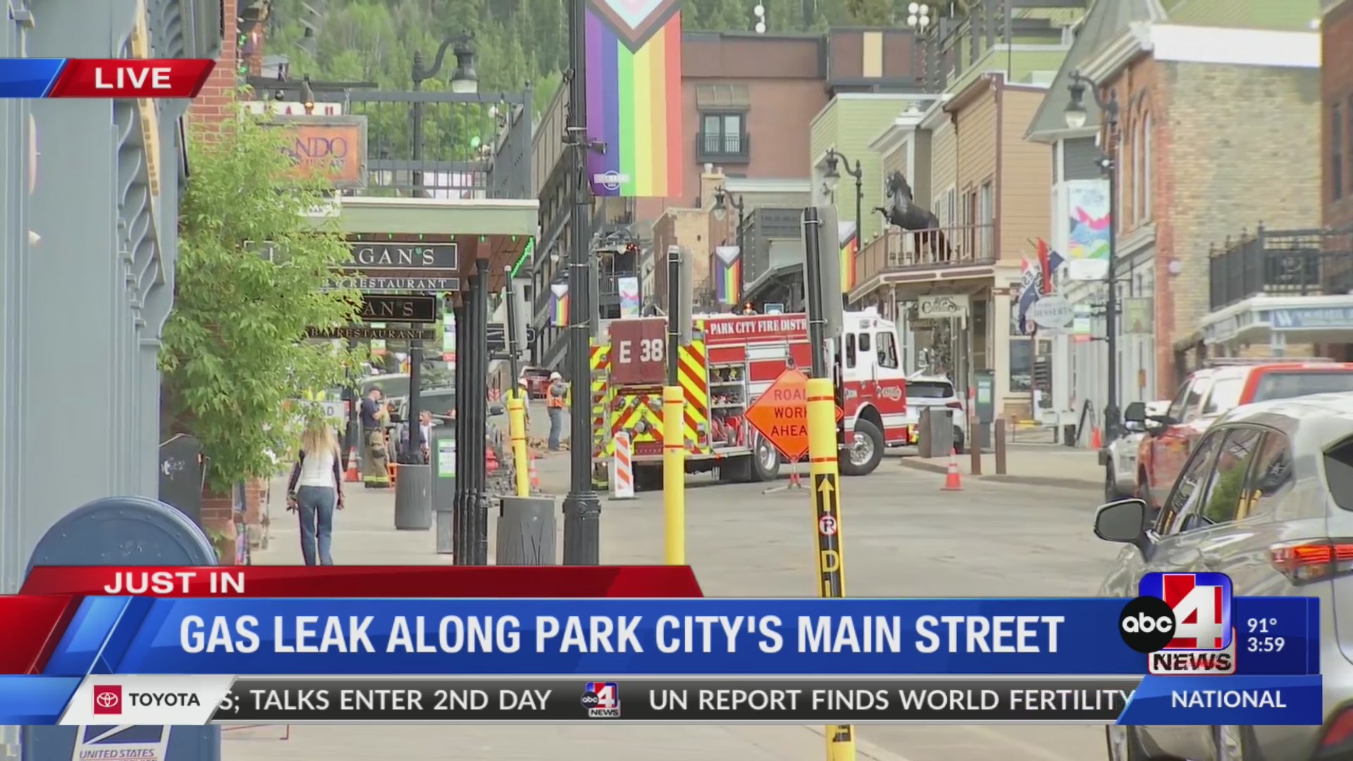 Several Park City businesses evacuated due to gas leak near Main Street ...