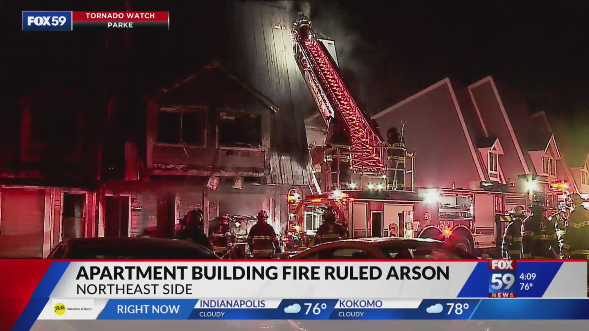 Apartment fire ruled an arson results in 3 families displaced and 1 ...