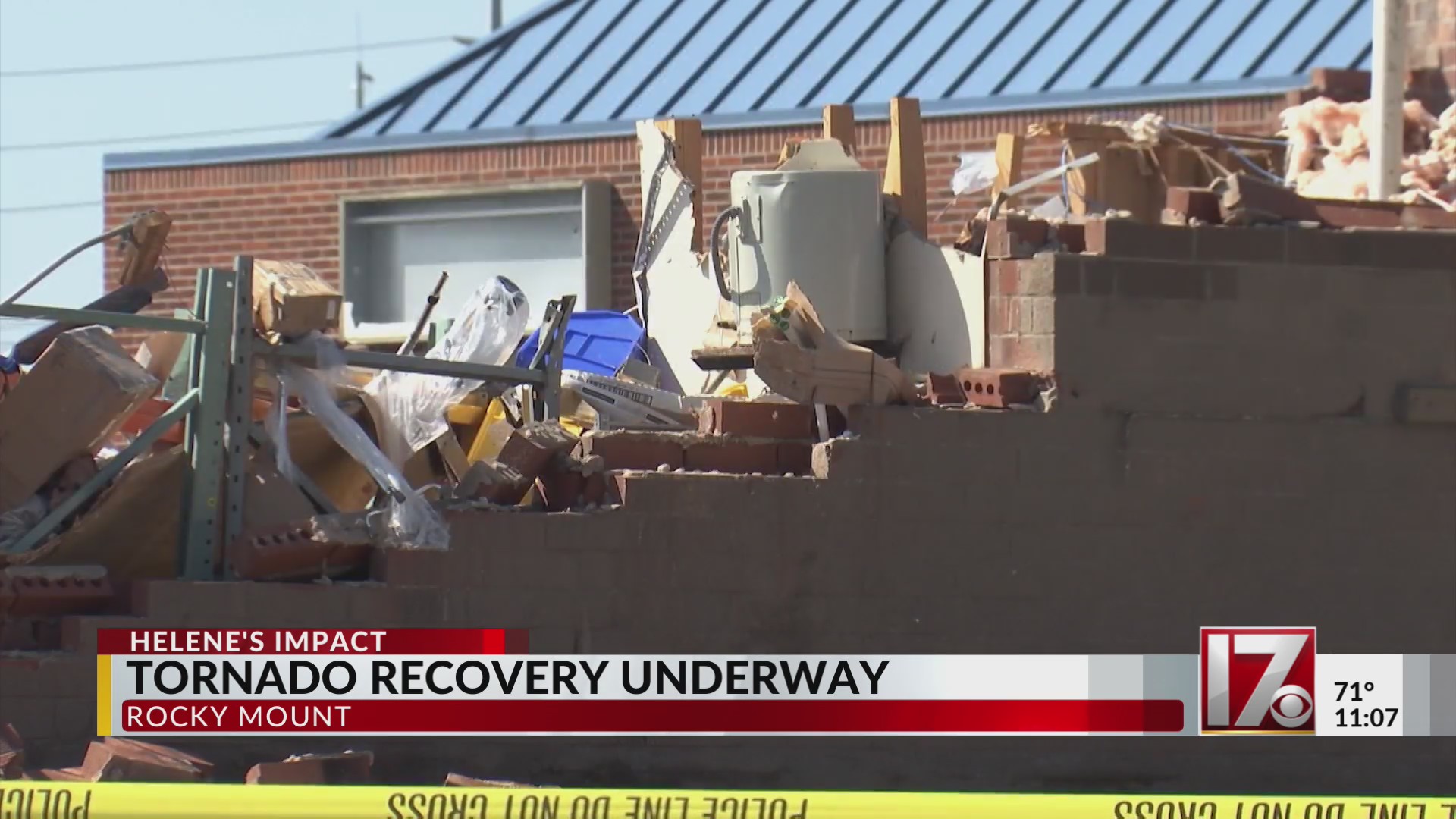 Rocky Mount recovering after 140 mph tornado injures 15 – CBS17.com