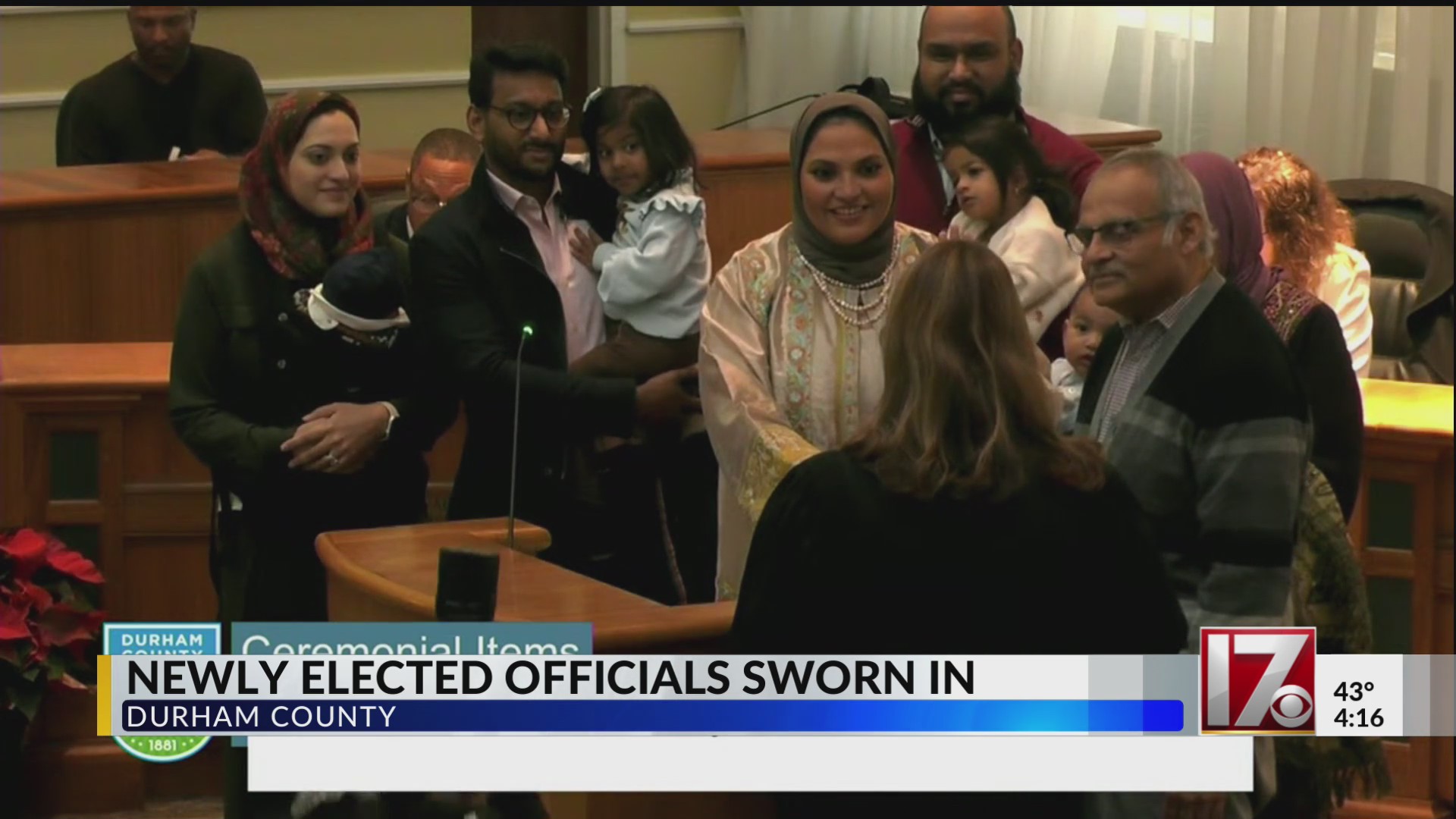 Newly elected Durham County officials sworn in – CBS17.com
