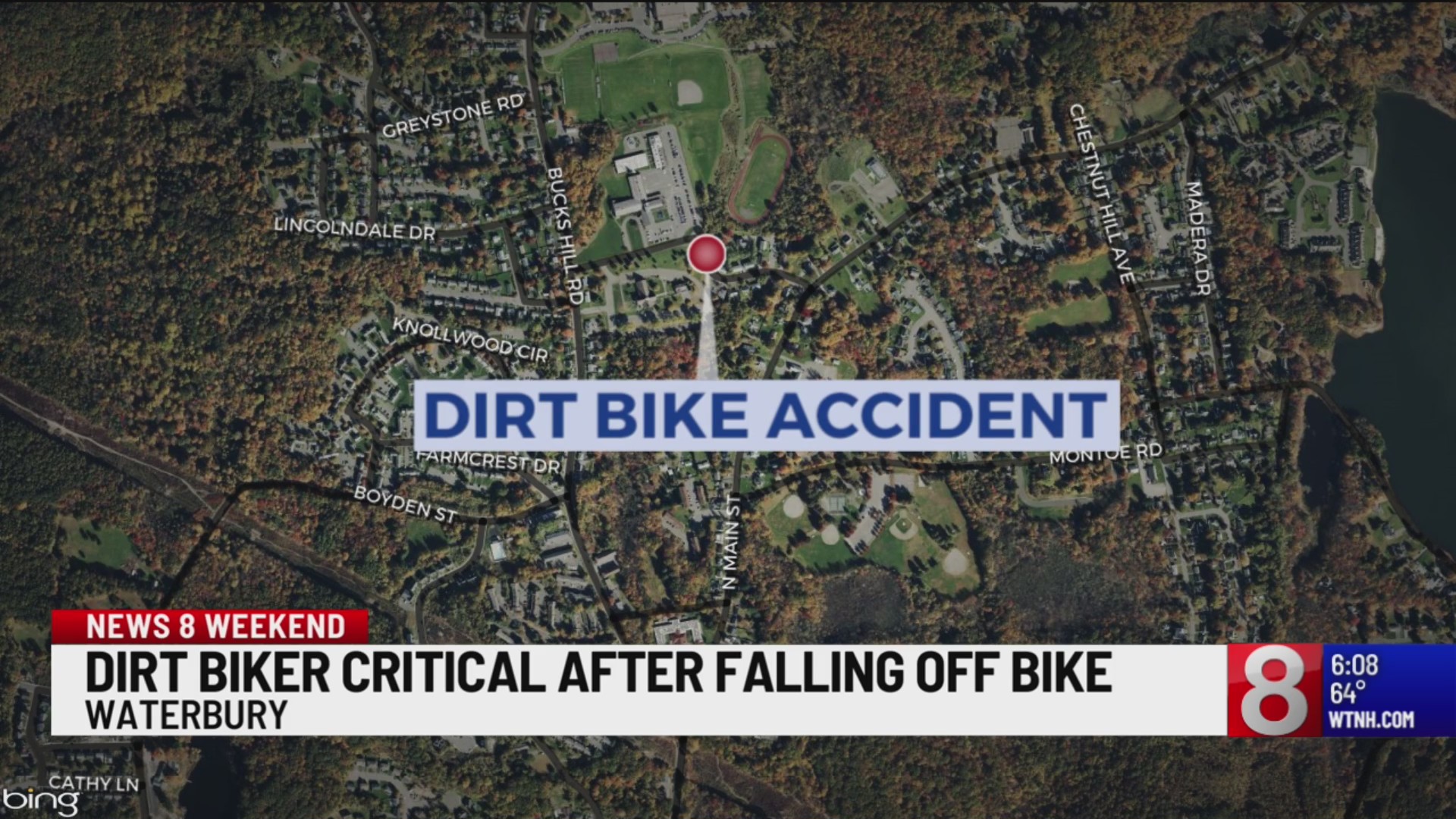 Man in serious condition after dirt bike accident in Waterbury – WTNH.com