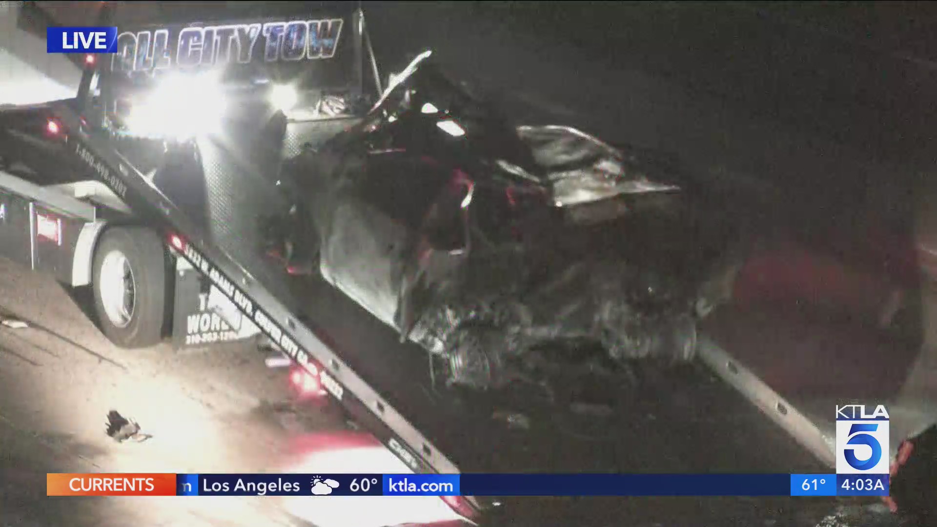 2 killed in fiery crash on 405 Freeway in Culver City area – KTLA