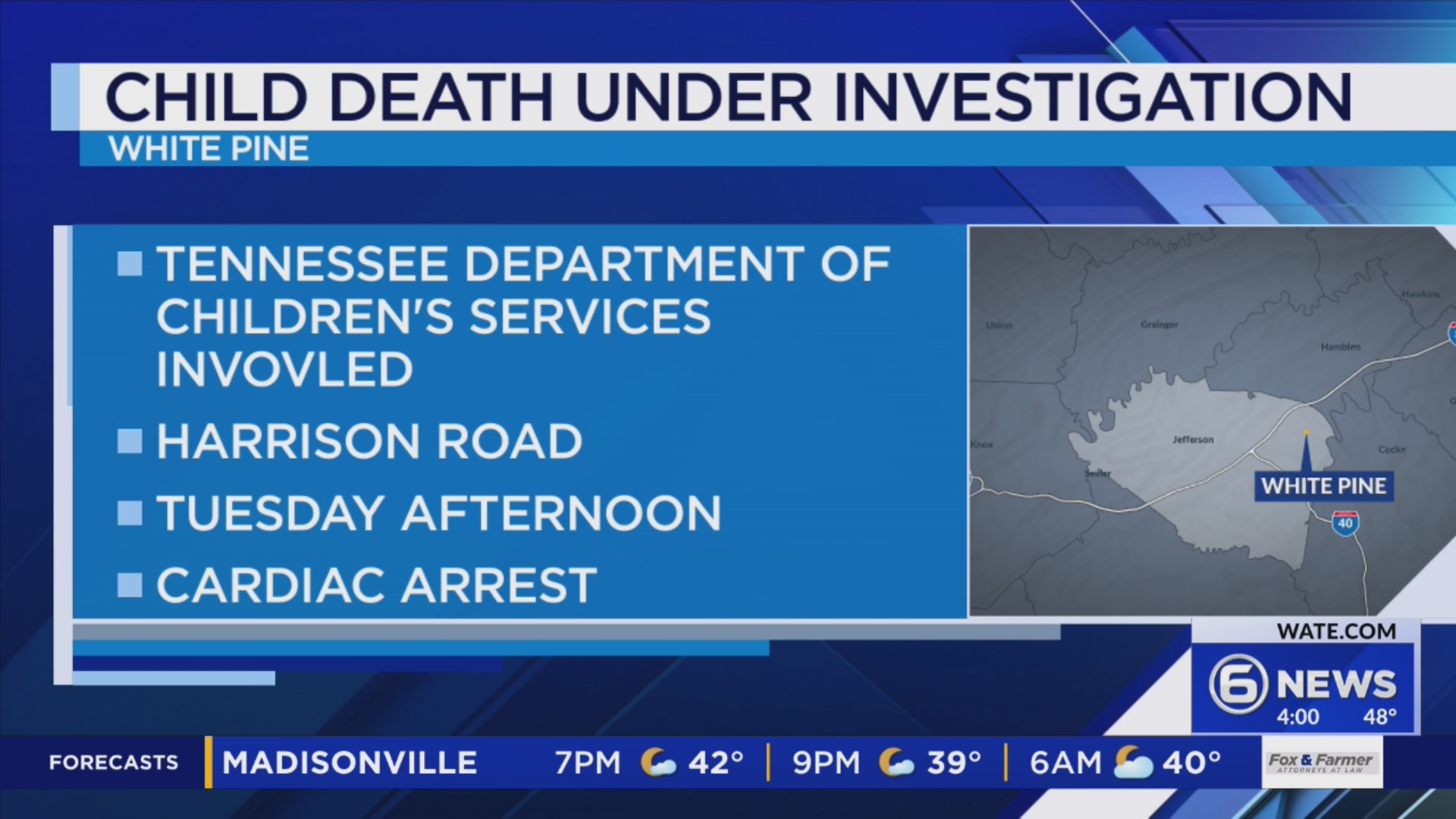Investigation underway after child with special needs dies in White ...