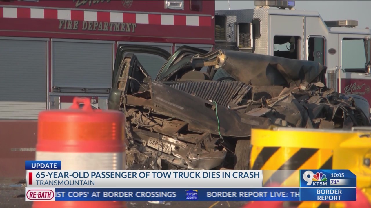 Passenger of tow truck dies in crash multivehicle crash – KTSM 9 News