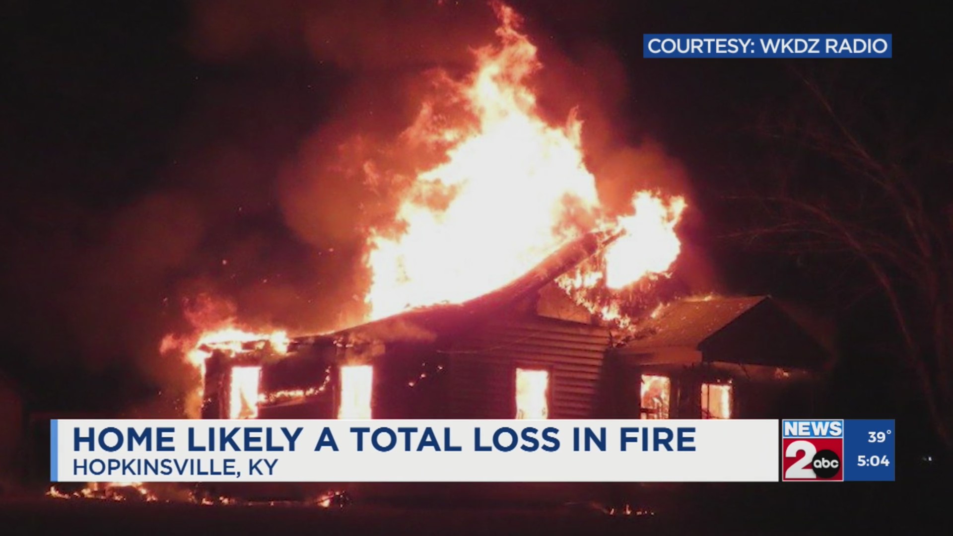 Home likely a total loss after fire in Hopkinsville – WKRN News 2