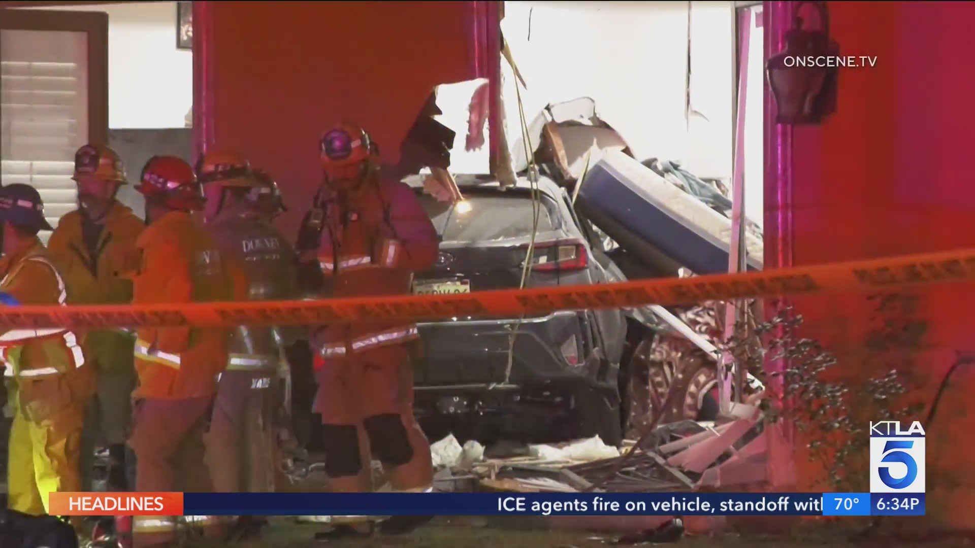 Elderly woman killed after suspected DUI driver slams into house in ...